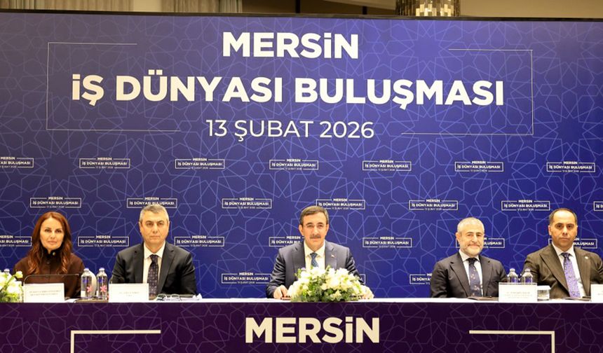 Cumhurbaşkanı Yardımcısı Cevdet Yılmaz Mersin'deydi