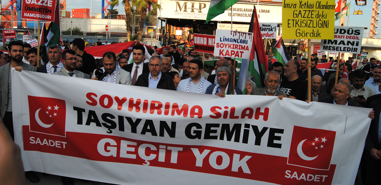 Oğuz: "Soykırıma Silah Taşıyan Gemiye Geçit Yok!"