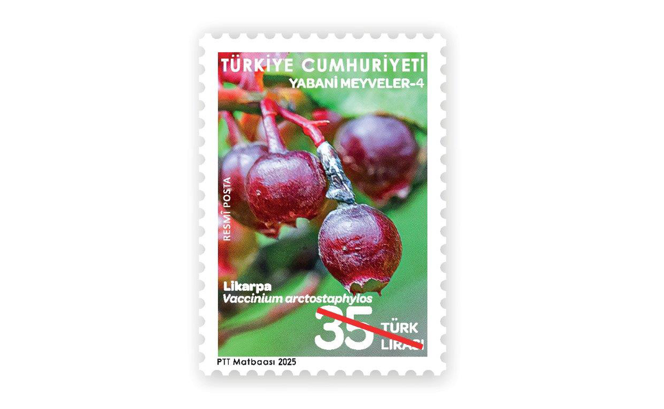 PTT'den “Yabani Meyveler-4” Konulu Resmî Posta Pulu
