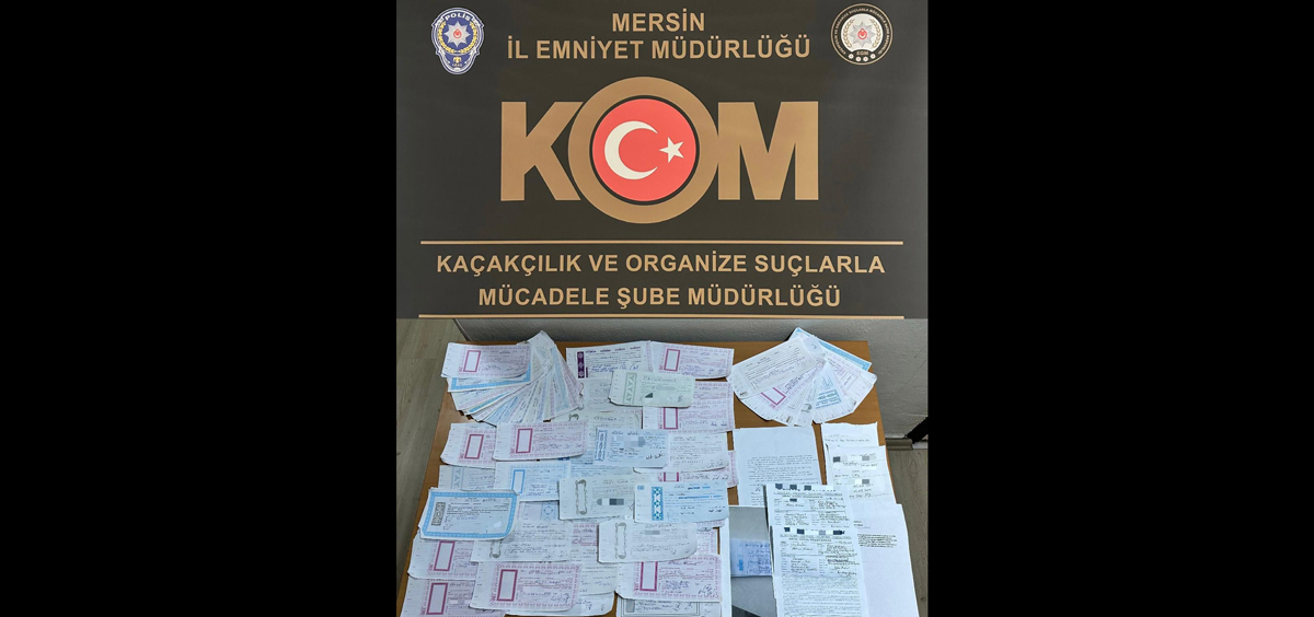 SAHTE EVRAKLARLA BİRLİKTE 8 ŞÜPHELİ YAKALANDI