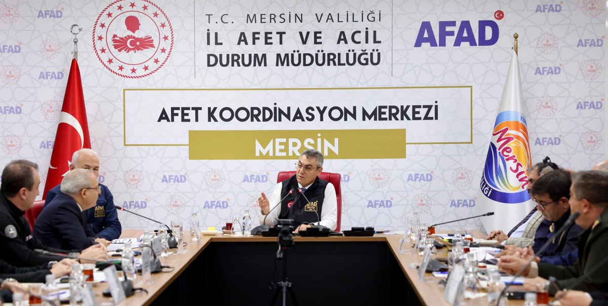 MERSİN VALİSİ ATİLLA TOROS BAŞKANLIĞINDA TOPLANTI GERÇEKLEŞTİRİLDİ