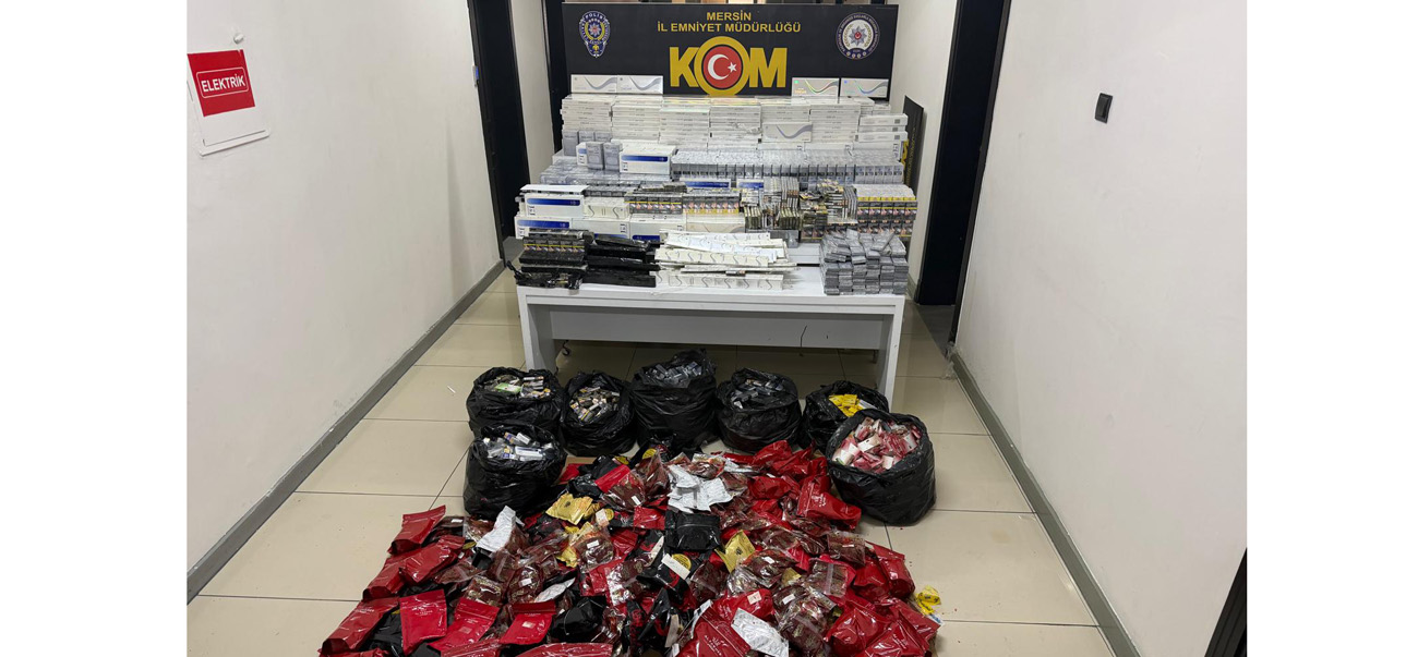 Mersin Polisinden Kaçak Sigara Ve Makaron Operasyonu: 8 Şüpheli Şahıs Yakalandı